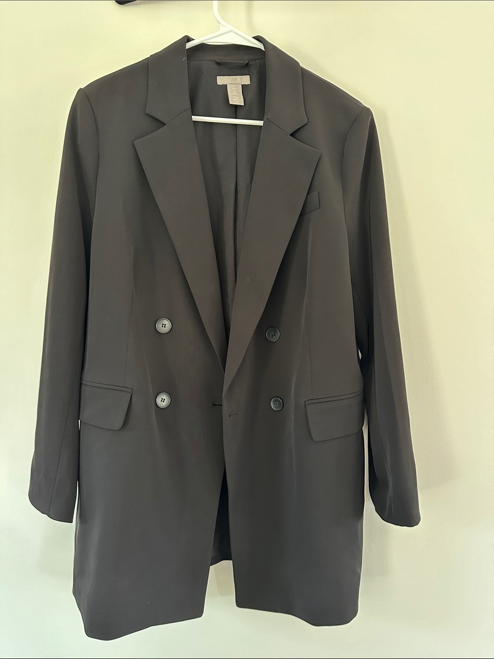 H&M Double-Breasted Black womenBlazer